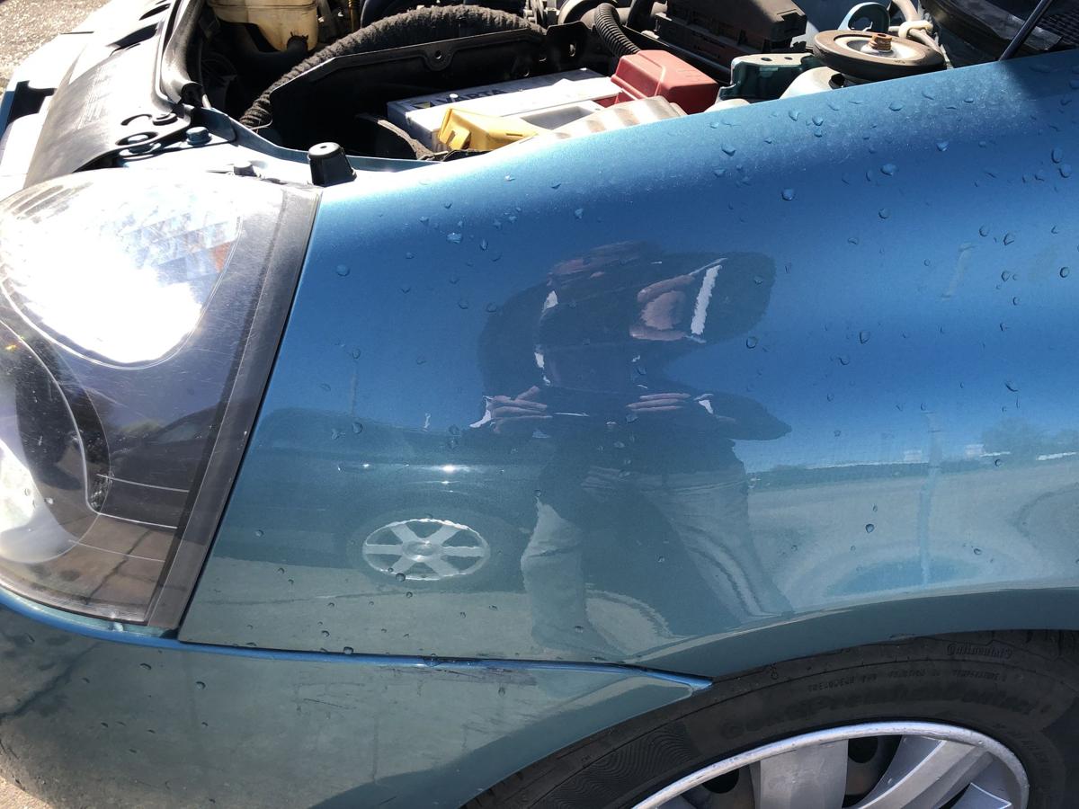 Renault Clio II 2 Campus Kotfl&uuml;gel vorn links Fahrerseite TEF47 Blau Cyclade