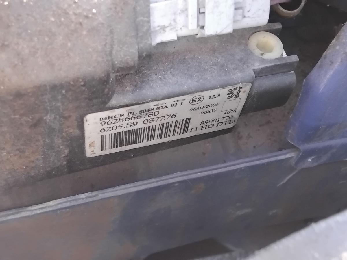 Peugeot 206 original Scheinwerfer vorn rechts Facelift Halogen mit LWR BJ2005