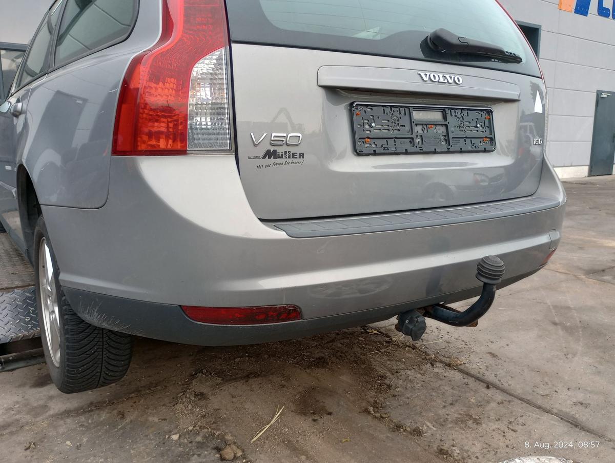 Volvo V50 orig Stoßstange hinten Stoßfänger Flint Grau Met Facelift ab Bj 2007