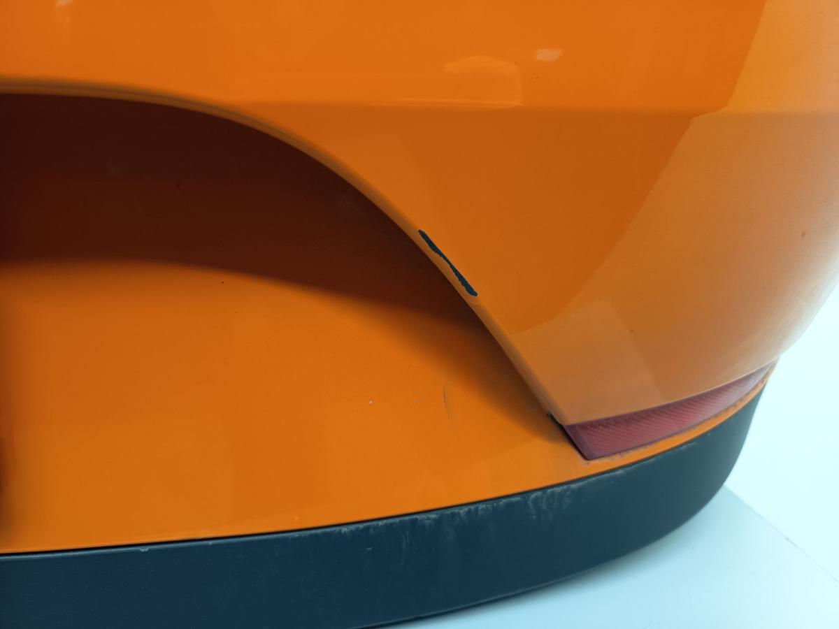 Seat Ibiza 6J 3t&uuml;rer original Sto&szlig;f&auml;nger Stange hinten Heck P2C Orange Bj 2009