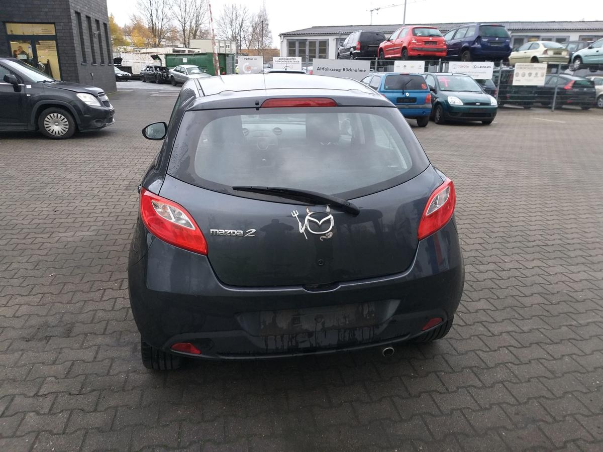 Mazda 2 DE original Stoßstange Stossfänger hinten Graumetallic Bj.2009