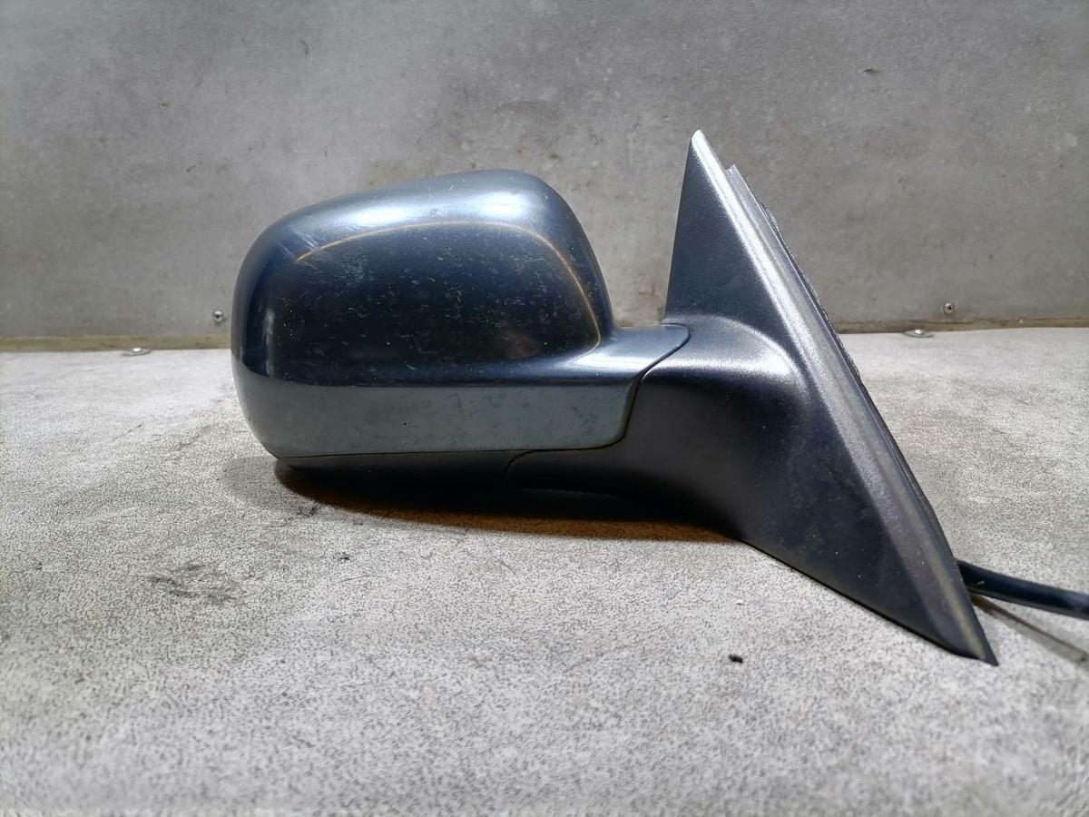 VW Passat 3BG Au&szlig;enspiegel R&uuml;ckspiegel rechts elektrisch LC7V Anthrazitblau BJ00-03