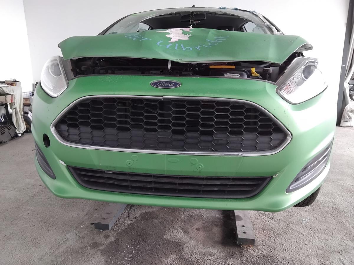 Ford Fiesta JA8 Facelift orig Sto&szlig;stange Sto&szlig;f&auml;nger vorn BJ2016 gr&uuml;n foliert