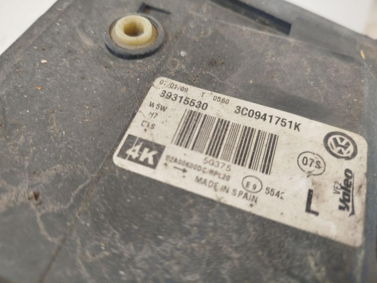VW Passat 3C B6 Variant Scheinwerfer links Xenon Valeo Kurvenlicht OEM