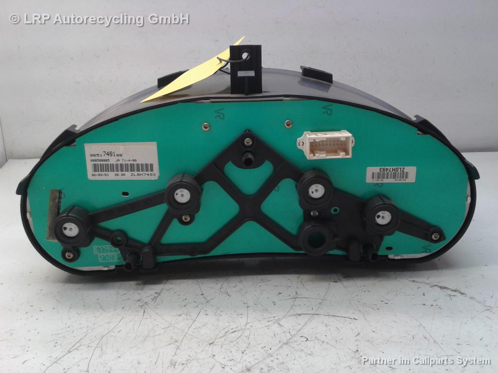 Peugeot 206 ab BJ2003 Tacho Kombiinstrument 9651740180