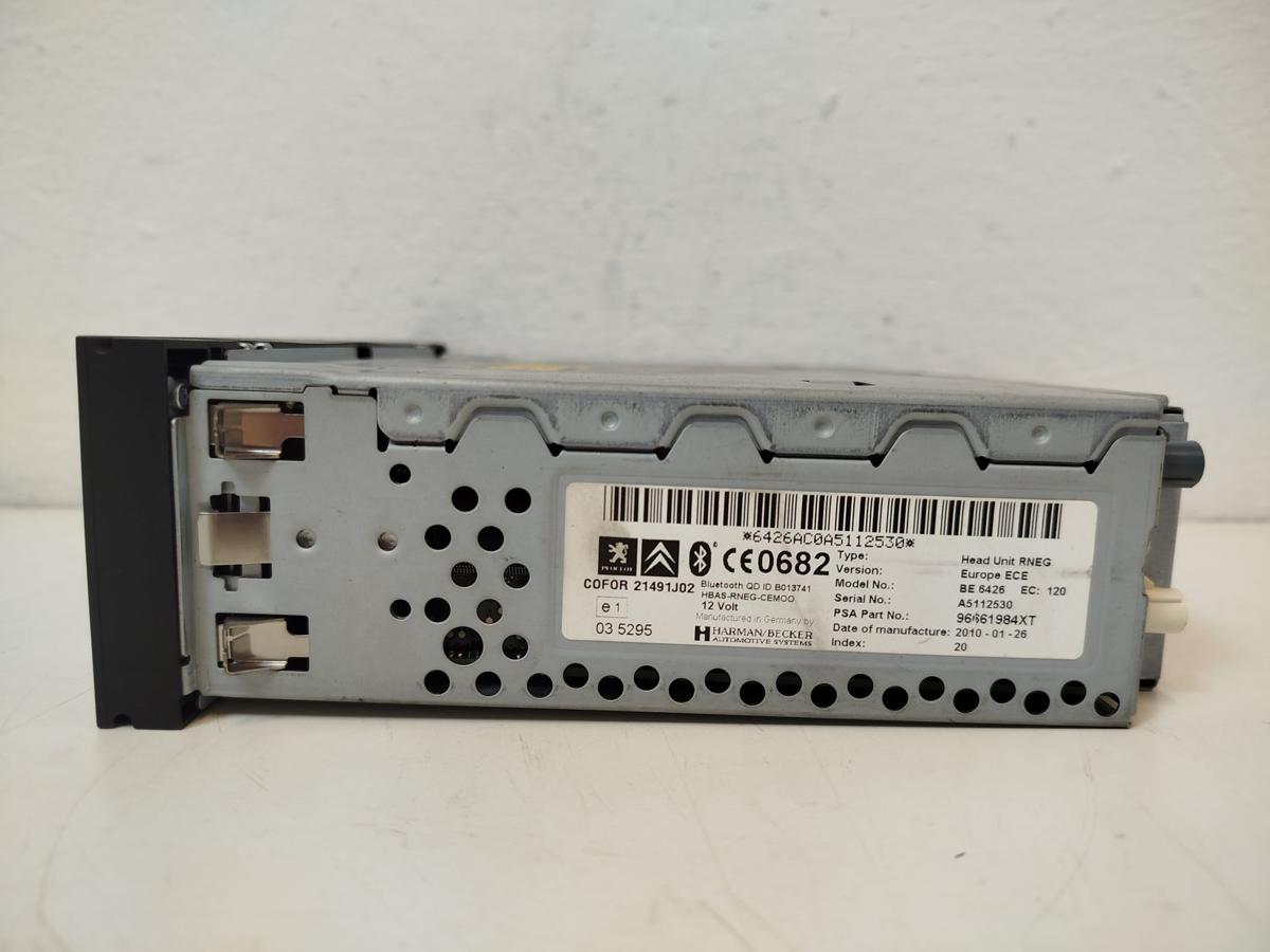 Citroen DS3 Sport Chic Radio Navigationssystem BE6426 Bluetooth OEM Autoradio