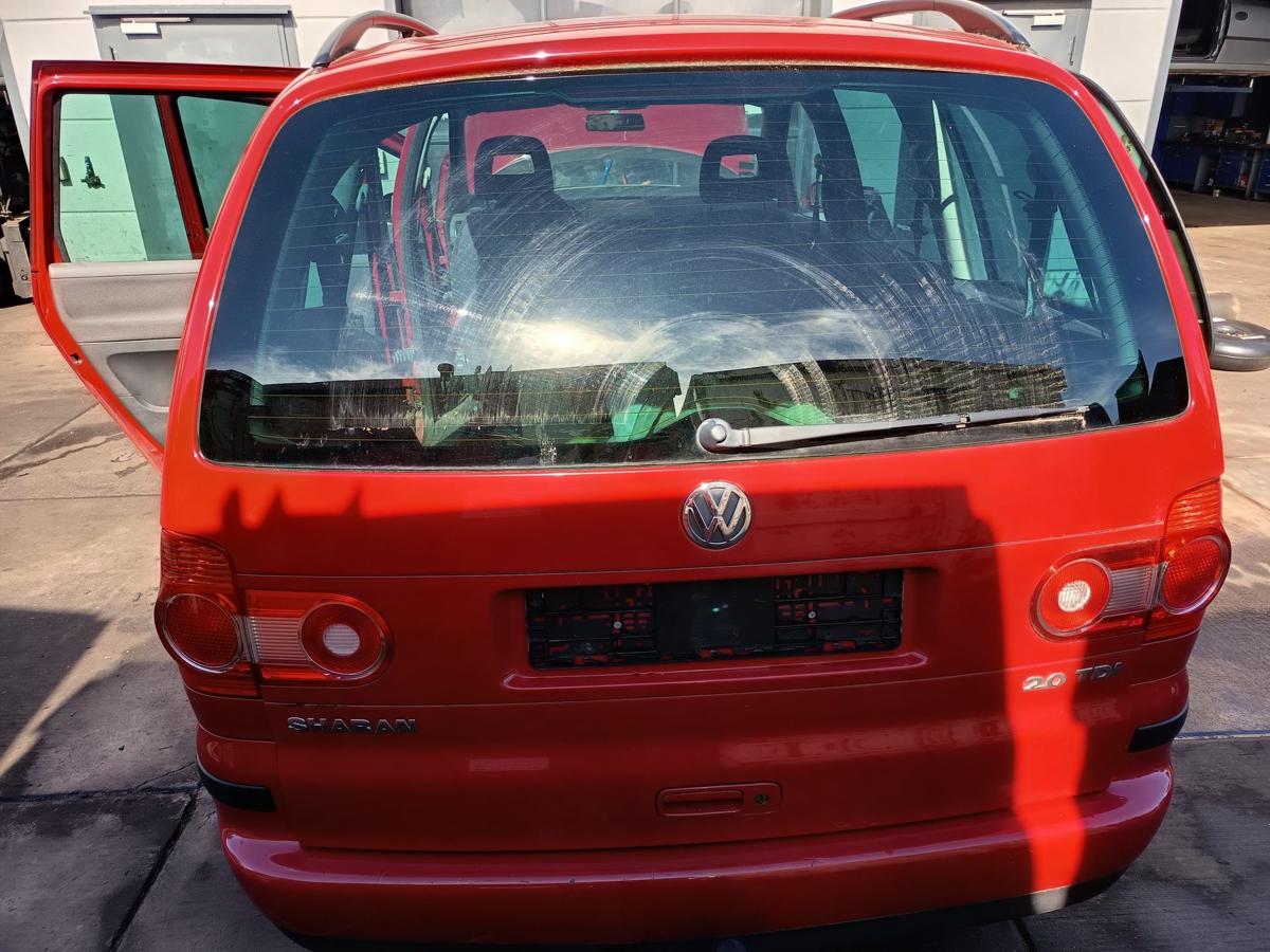 VW Sharan 7M original Heckklappe mit Scheibe K3A Paprikarot Bj 2005