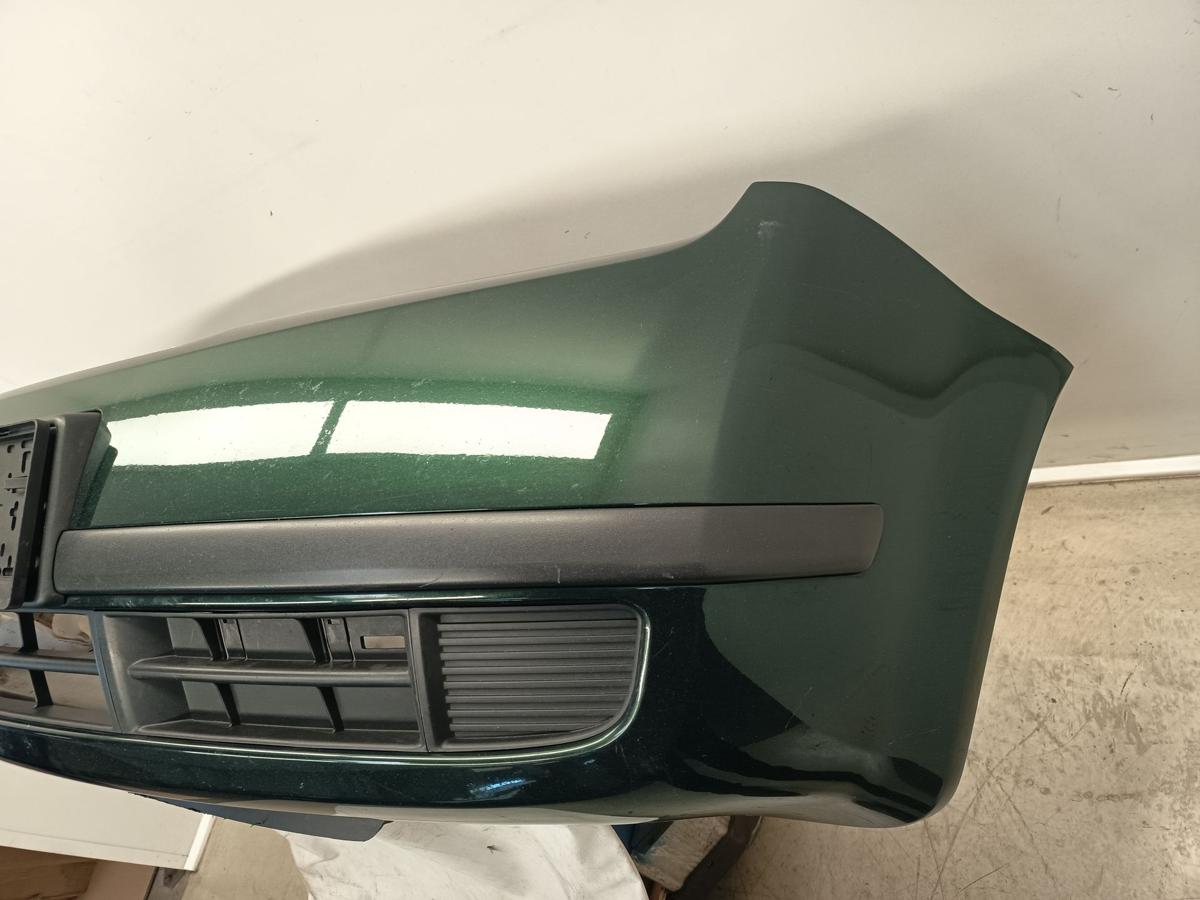 Skoda Fabia 6Y originaler Stoßfänger/Stoßstange vorn LF8C Naturgrün Bj 2003