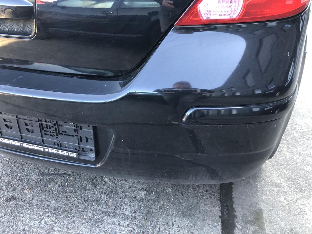 Nissan Tiida C11 Sto&szlig;f&auml;nger hinten Hecksch&uuml;rze f&uuml;r 5 t&uuml;rer KH3 Superblack