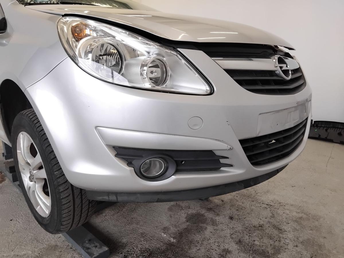 Opel Corsa D original Stoßstange Stoßfänger vorn 2AU Starsilber III Z157 BJ2006