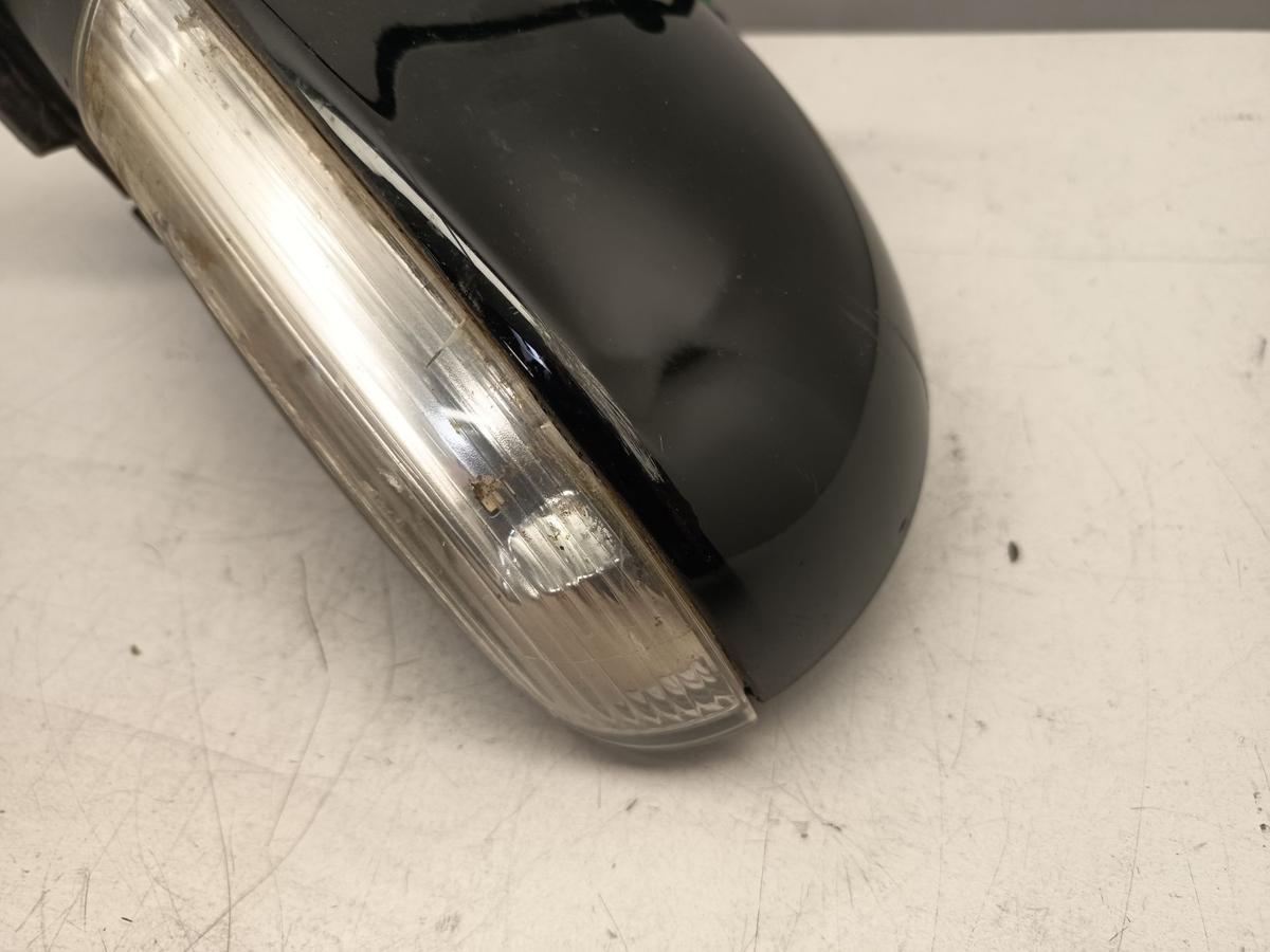 VW Jetta II original Au&szlig;enspiegel links elektrisch L041 schwarz Baujahr 2006