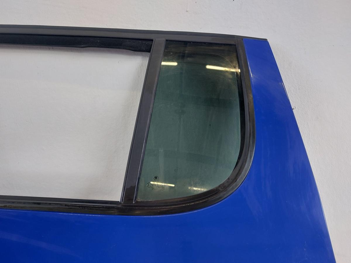 Skoda Fabia 2 Typ 5J T&uuml;r hinten links Fondt&uuml;r nur f&uuml;r 5 t&uuml;rer LF5K Dynamic Blue