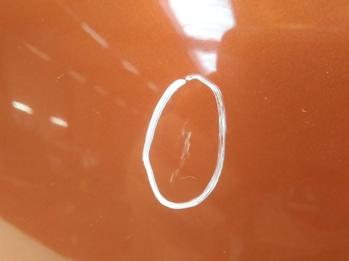 VW Polo 9N3 original Kotflügel vorn rechts copperorangemet. LA2W BJ2006