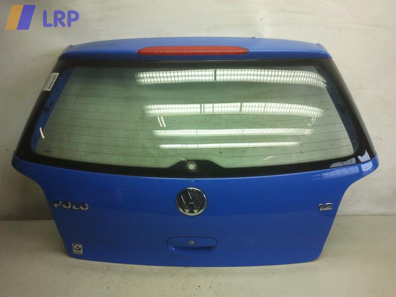 VW Polo 9N1 original Heckklappe mit Heckscheibe LA5F Summerblue BJ2002