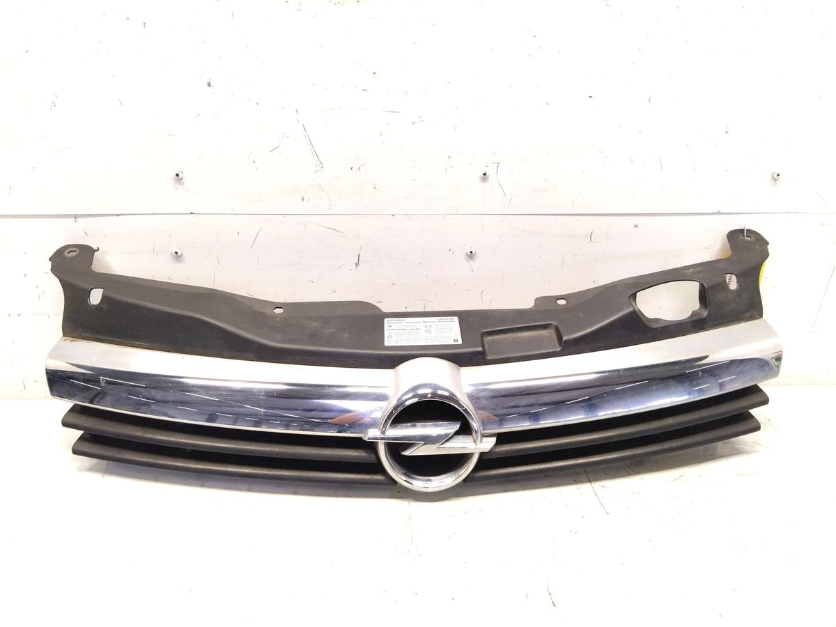 Opel Astra H original K&uuml;hlergrill mit Chromblende und Emblem Bj.2006