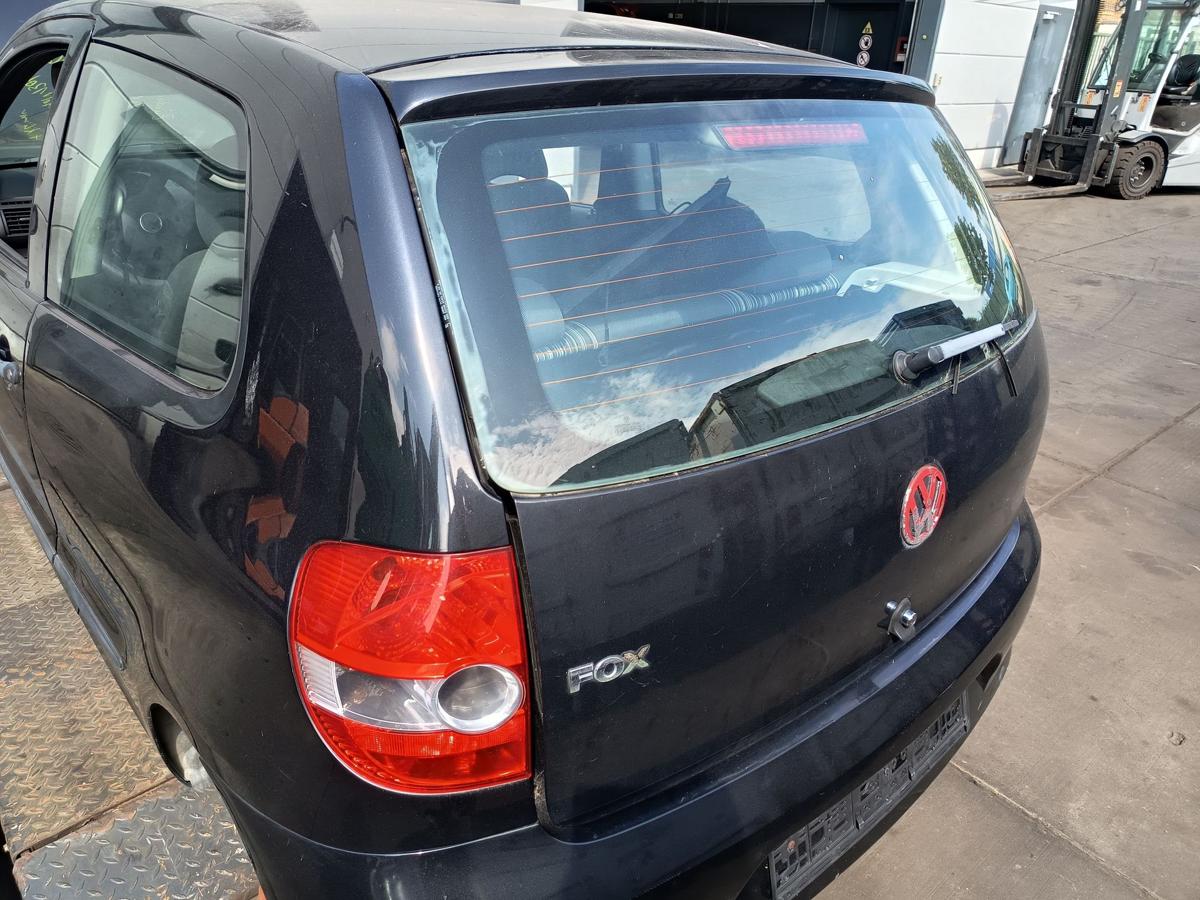 VW Fox original Heckklappe mit Scheibe LC9Z Black Magic Metallic Baujahr 2005