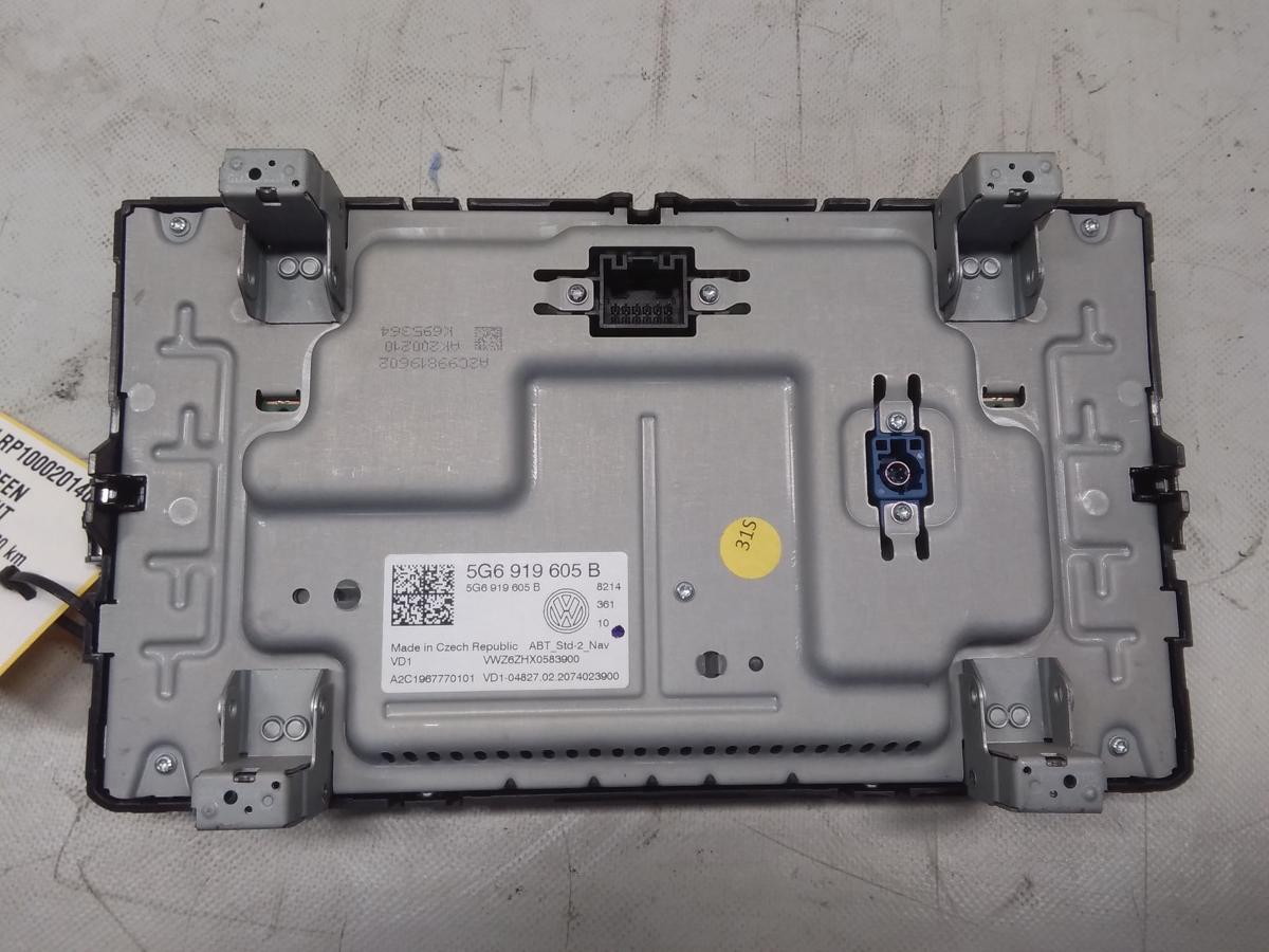 VW T-Cross 1C original Bedieneinheit mit Touchscreen Display 5G6919605B Bj.2020