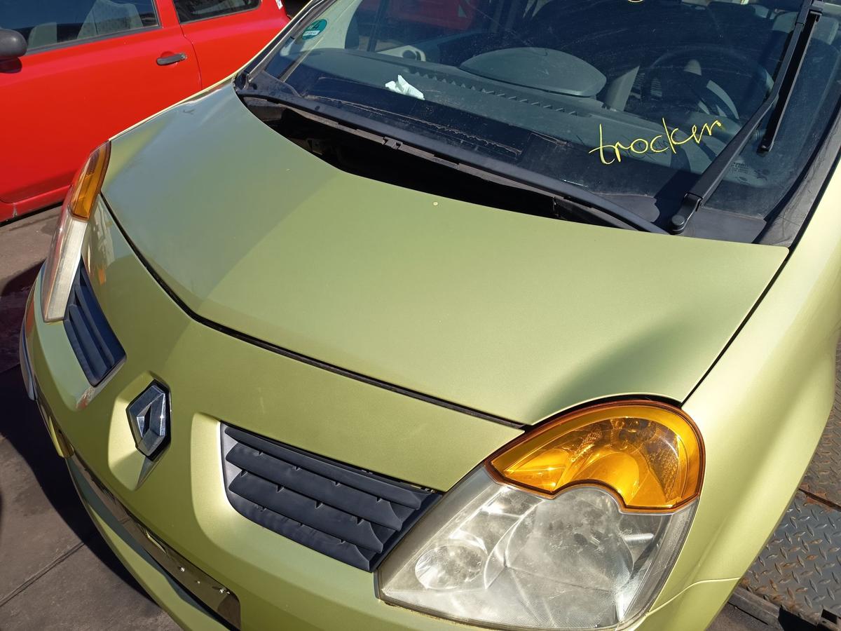 Renault Modus original Motorhaube Deckel vorne TED99 Gr&uuml;n vor Facelift Bj 2005