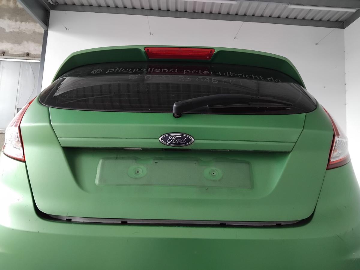 Ford Fiesta JA8 Heckklappe frostwei&szlig;-gr&uuml;n foliert mit Heckscheibe BJ2016