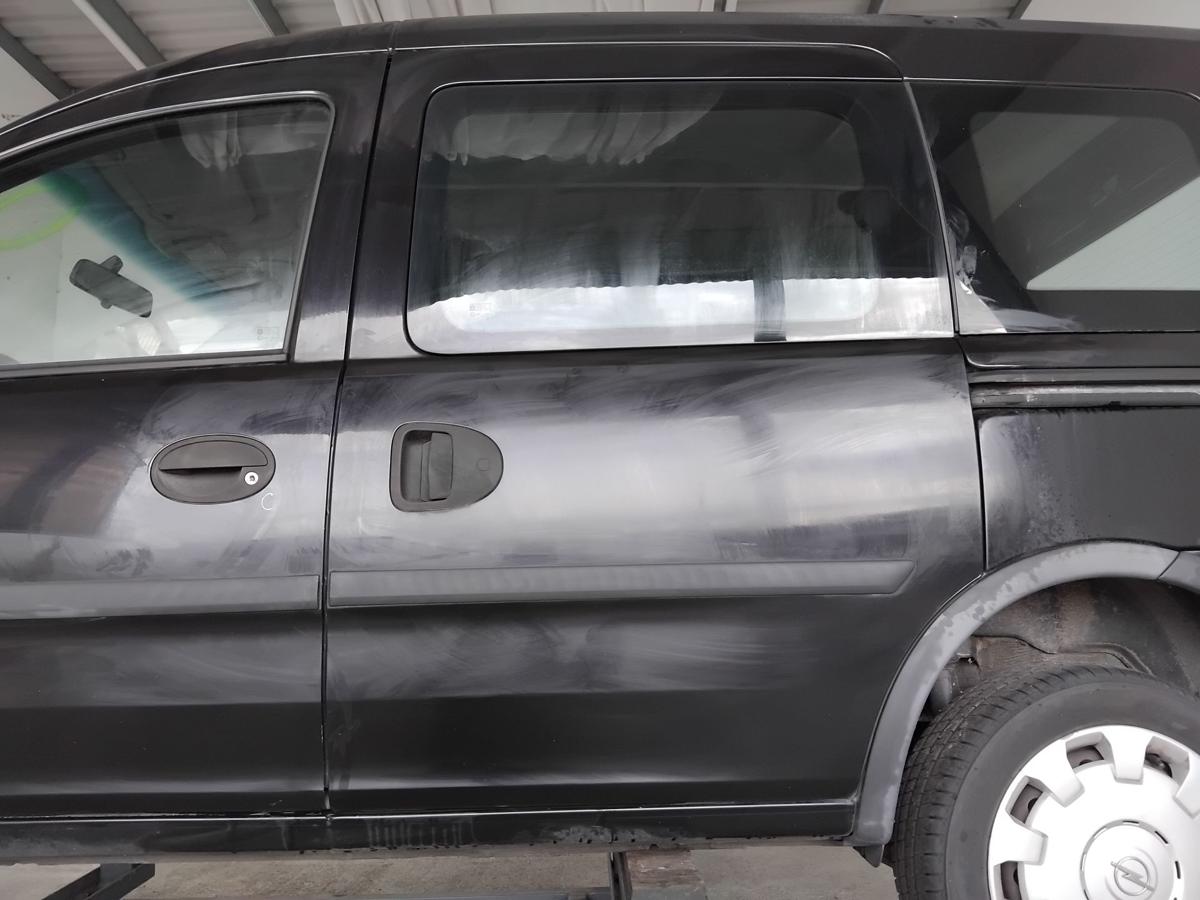 Opel Combo C Tour Schiebetür links mit Ausstellscheibe BJ2008 2HU saphirschwarzmetallic Z20R