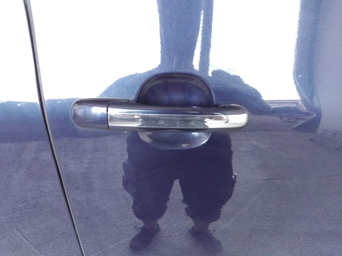 VW Sharan 7M Tür vorn rechts Beifahrertür LD5G Dark Iron Blue Facelift BJ2009