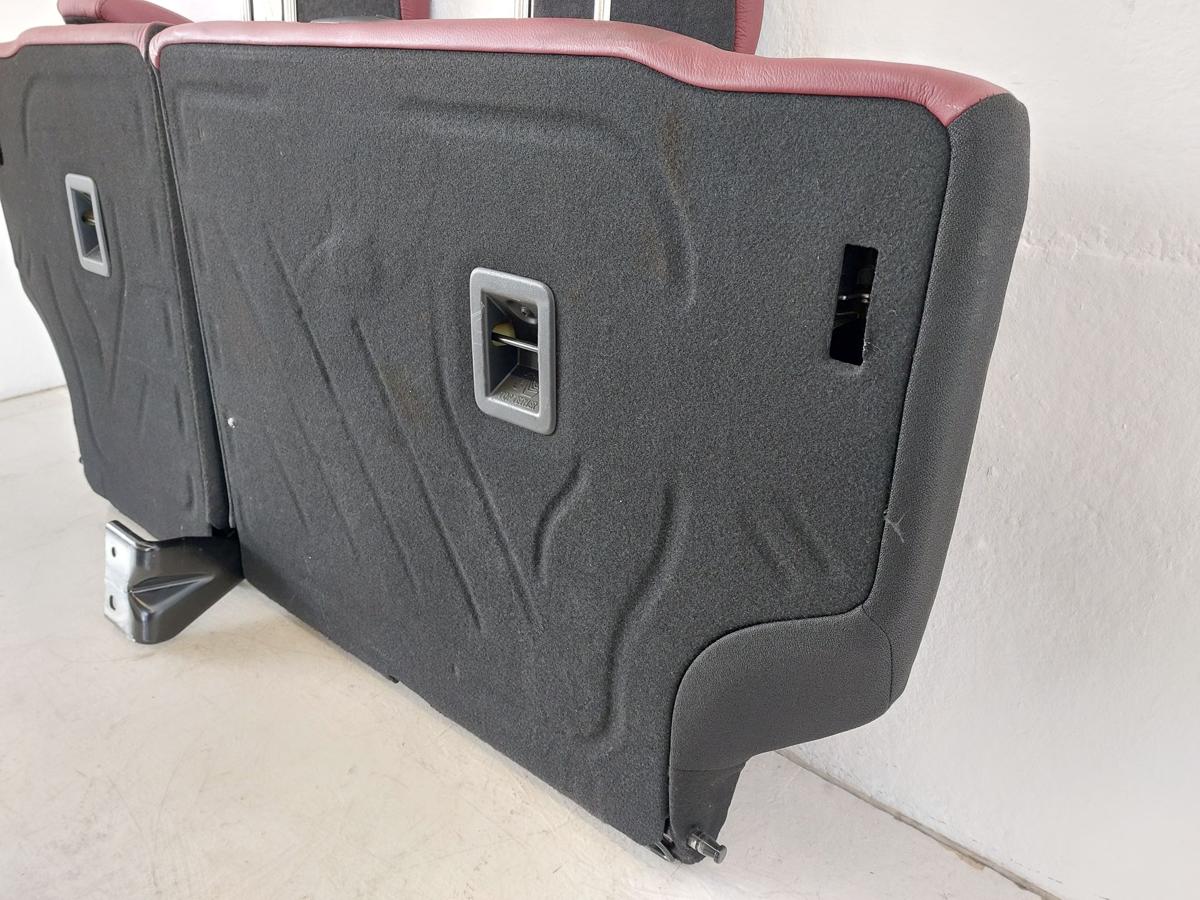 Citroen DS3 Sport Chic R&uuml;cksitzbank Sitzbank R&uuml;cksitz Vollleder weinrot Leder