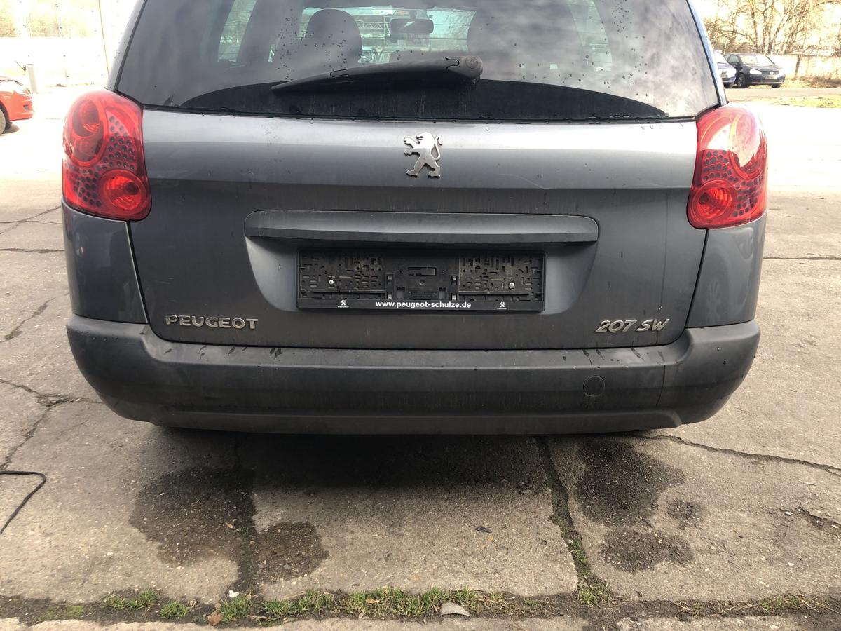 Peugeot 207 SW Typ WE Sto&szlig;f&auml;nger hinten Hecksch&uuml;rze Hecksto&szlig;stange KTH grau