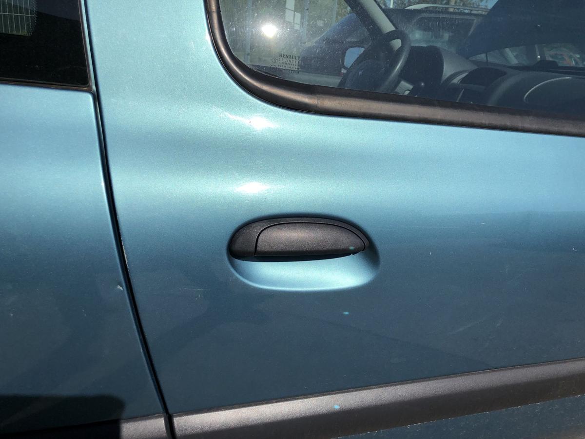 Renault Clio II 2 Campus T&uuml;r vorn rechts Beifahrert&uuml;r Rohbau TEF47 Blau Cyclade