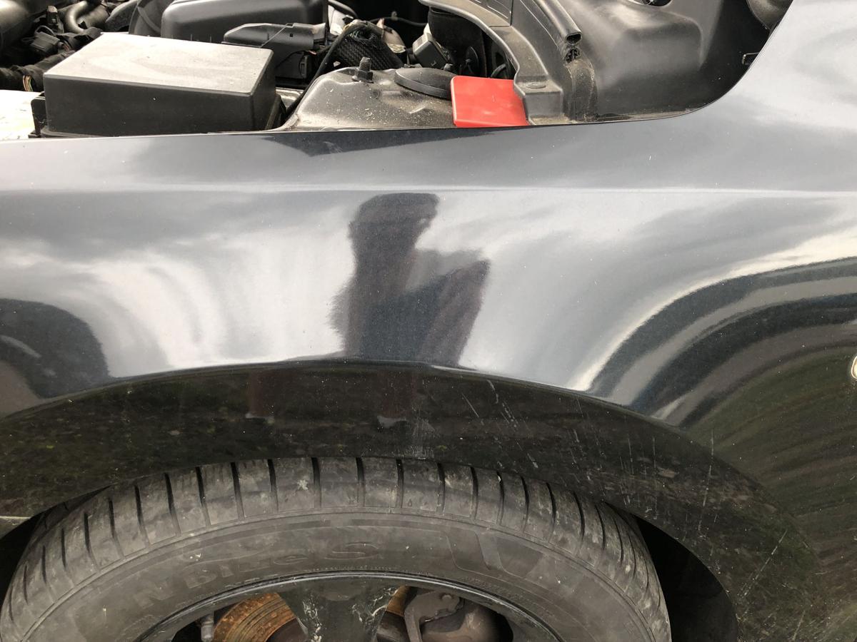 Hyundai i30 FD Kotflügel vorn links Fahrerseite 9F Stone Black Perl