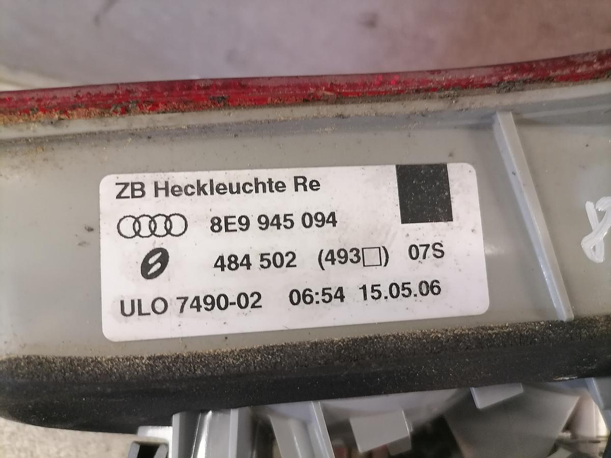 Audi A4 8E B7 Avant BJ05 Rücklicht rechts innen Rückleuchte Heckleuchte 8E9945094