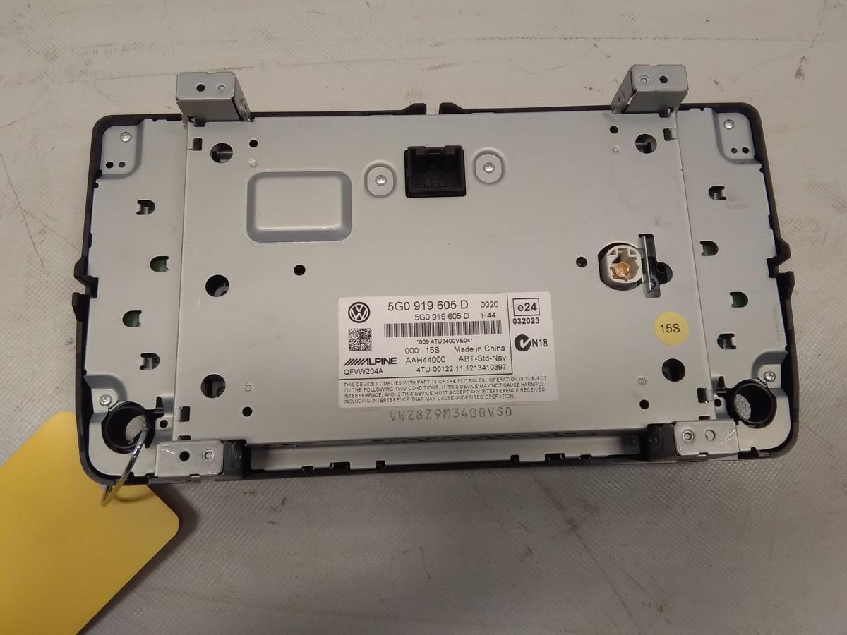 VW Golf 7 original Anzeige und Bedieneinheit Composition Media 5G0919605D Bj2014