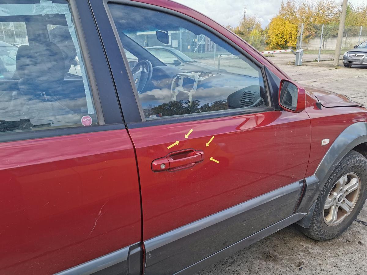 Kia Sorento JC Beifahrertür Tür Autotür Rohbautür vor rechts R9 Ruby Red TEXT