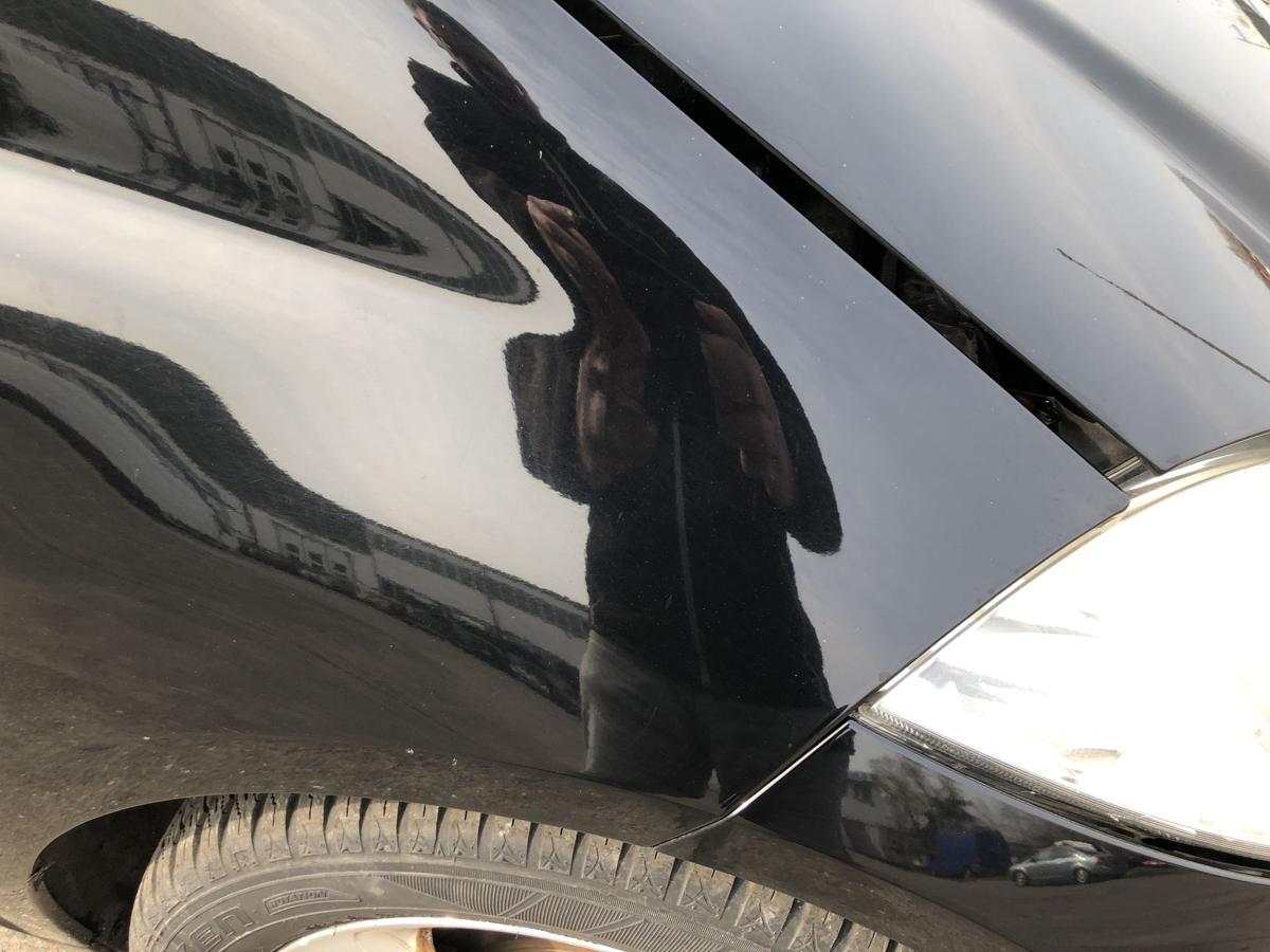Mercedes A Klasse W169 Kotfl&uuml;gel vorn rechts Beifahrerseite 696 Nachtschwarz