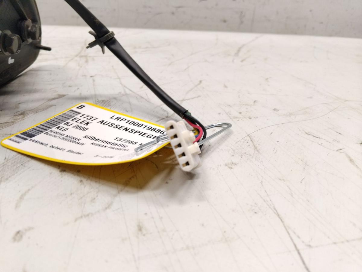 Nissan Primera P11 orig Au&szlig;enspiegel links KL0 silber elektrisch beheizt BJ2000