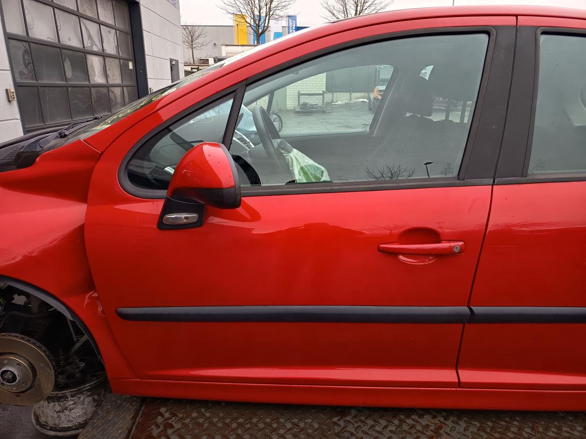 Peugeot 207 original T&uuml;r vorn links Fahrer 5t&uuml;rer KKN Nevadarot Bj 2010