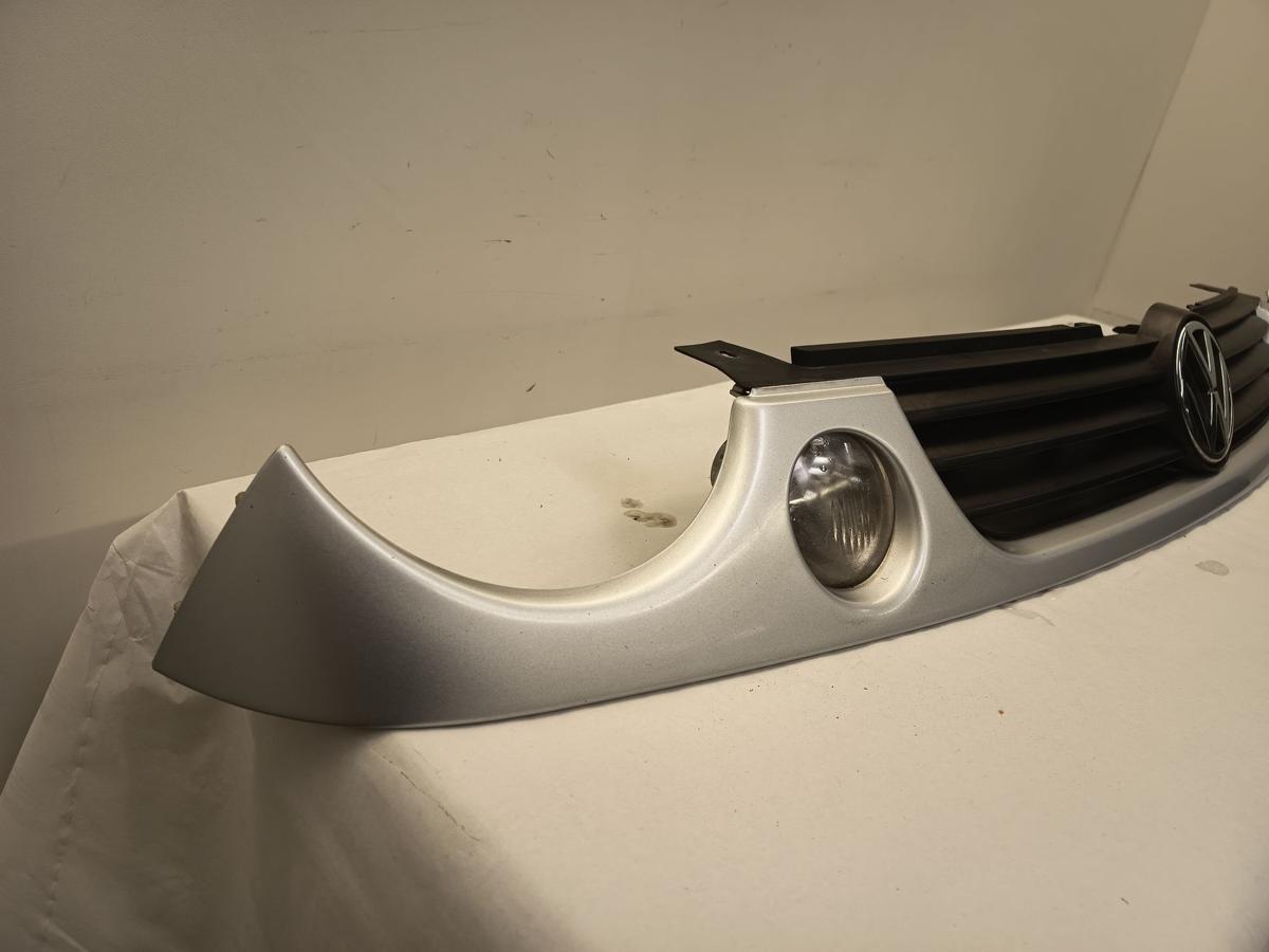 VW Lupo original Kühlergrill Grill mit Emblem 6X0853661B Silber met. Bj 2002