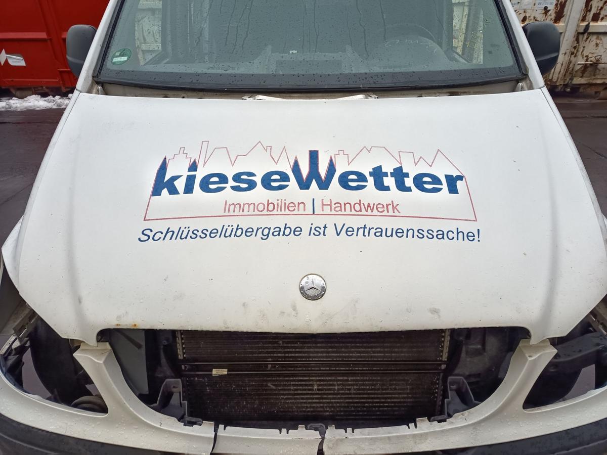 Mercedes Vito W639 original Motorhaube Klappe Deckel vorn 9147 Arktiswei&szlig; Bj2007