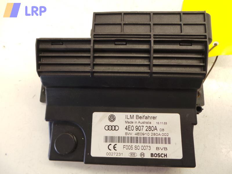 Audi A8 D3 4E Steuergerät Bordnetz rechts 4E0907280A F005S00073 BOSCH BJ2003