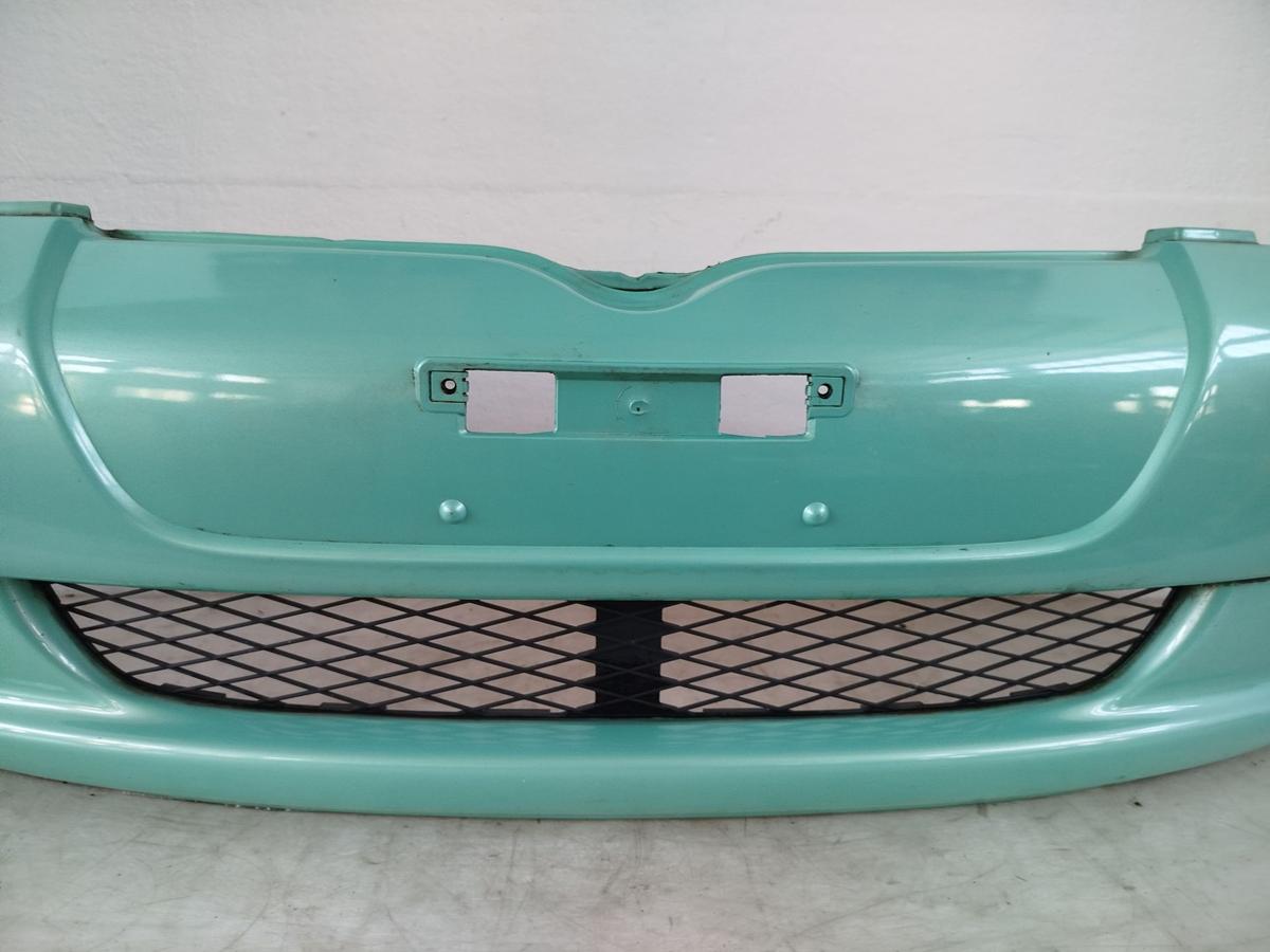 Toyota Yaris XP10 Stossstange Stossfänger Bumper vorn 764 Light Aqua Met bis 03