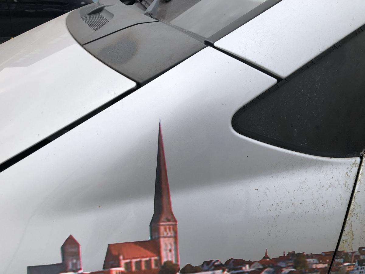 Mercedes A-Klasse W169 Kotfl&uuml;gel vorn links Fahrerseite Seitenwand 761 silber