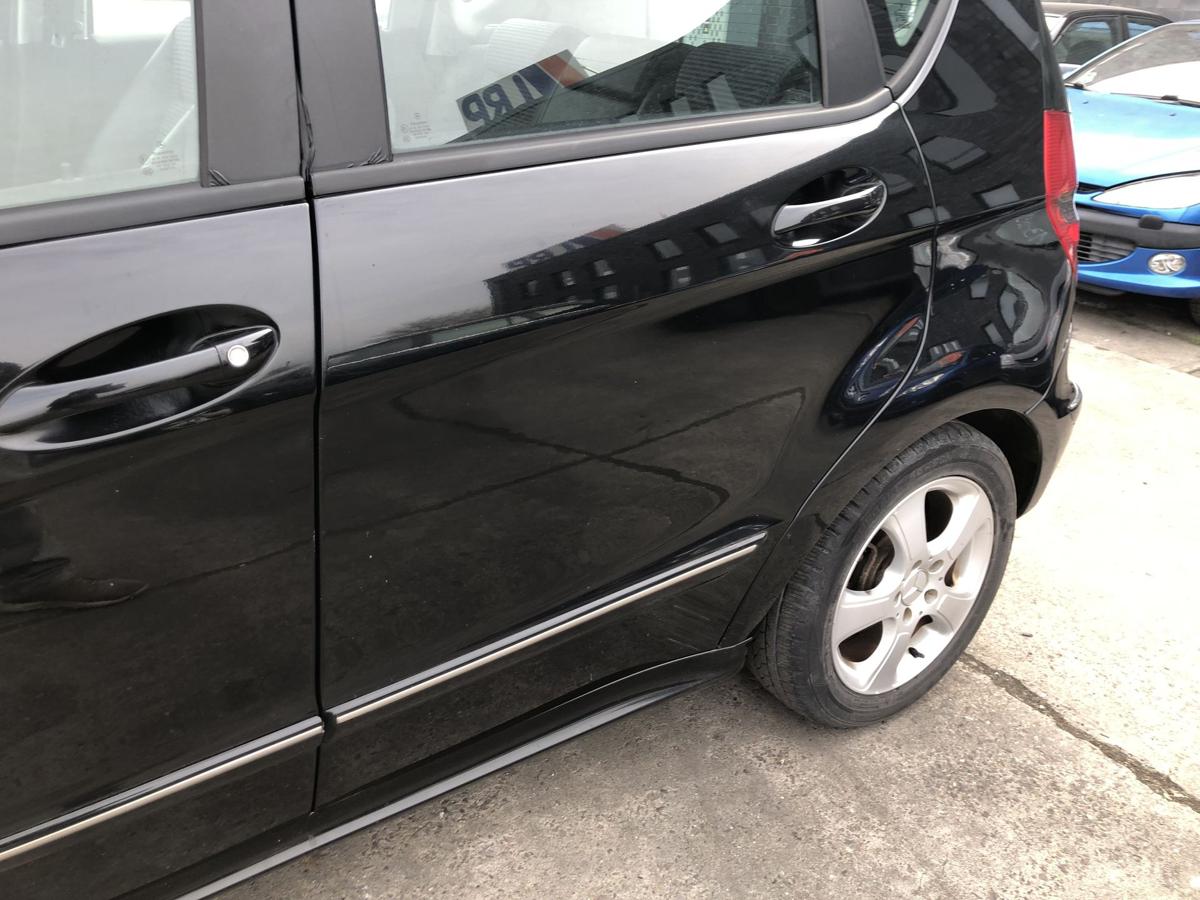 Mercedes A Klasse W169 T&uuml;r hinten links Fondt&uuml;r Rohbau 696 Nachtschwarz bis 08
