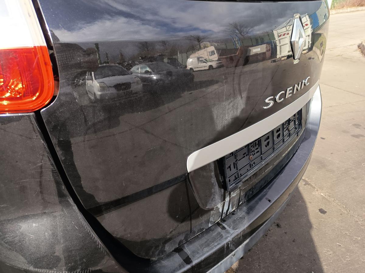 Renault Grand Scenic 3 original Heckklappe mit Scheibe 676 Perlschwarz Bj 2009