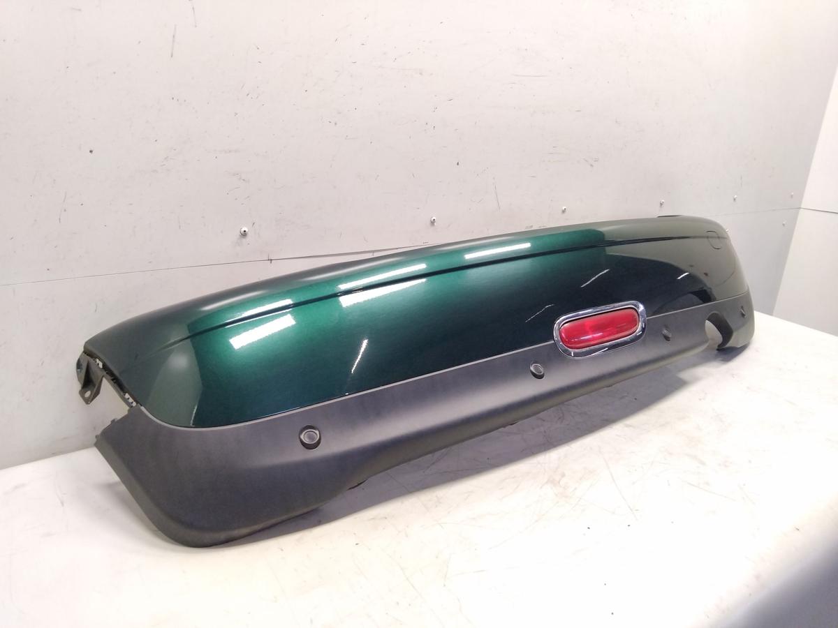 Mini II R56 orig. Stoßfänger Stoßstange hinten A67 Racing Green mit PDC BJ2008