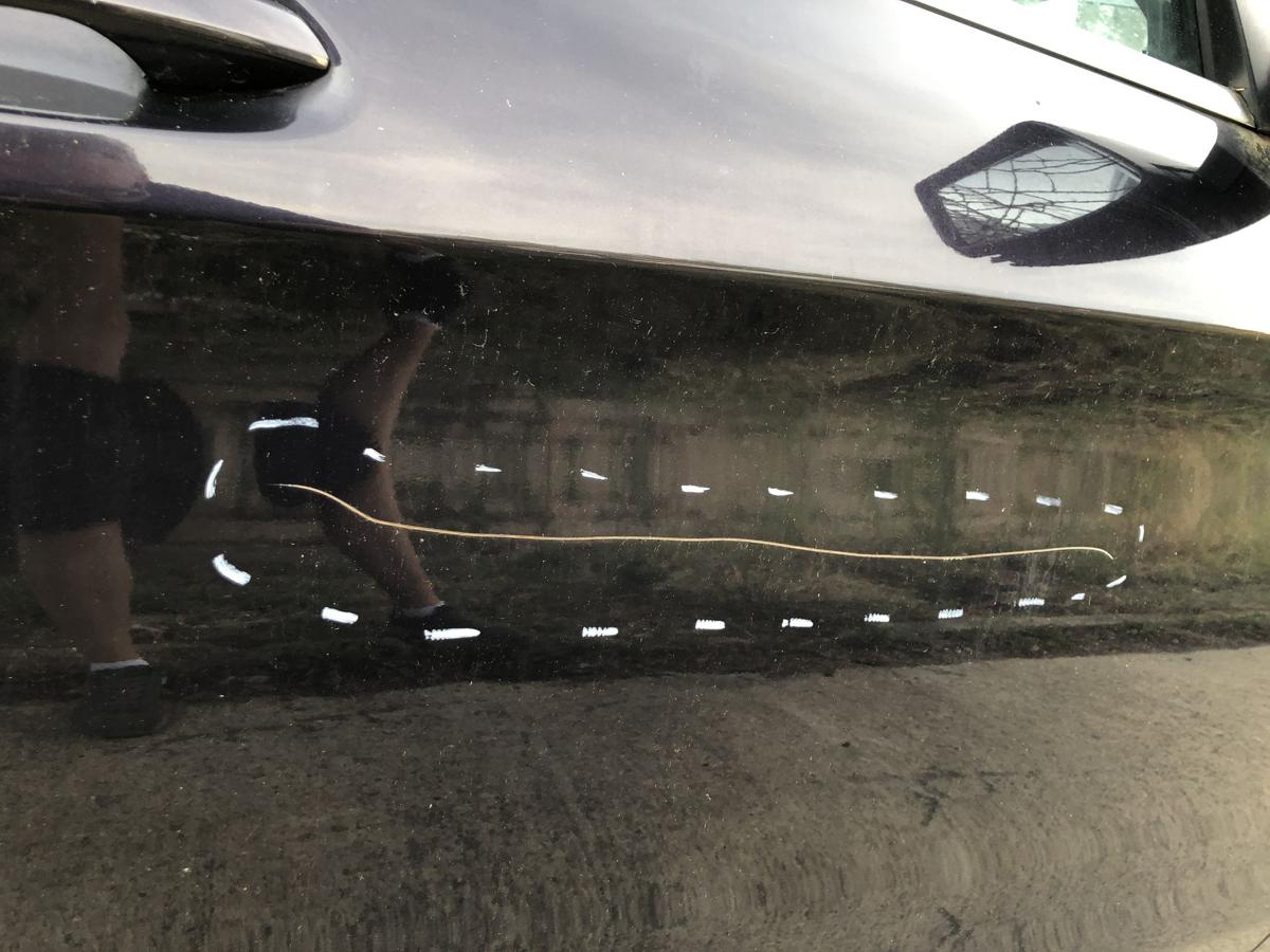 Mercedes CLA C117 bis 16 T&uuml;r vorn rechts Beifahrert&uuml;r Roh 592 nordlichtviolett