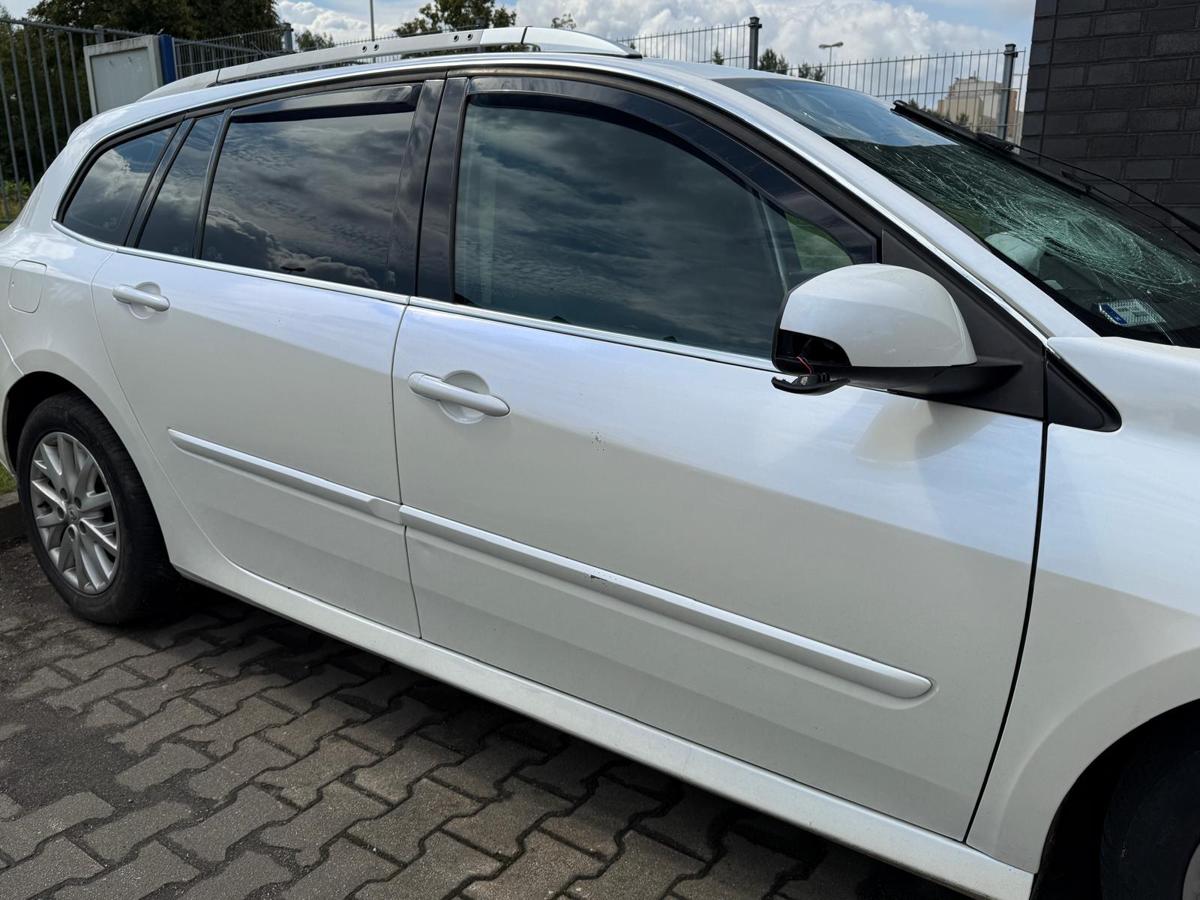Renault Laguna 3 original Tür vorn rechts OV369 Blanc Glacier Rohbau BJ13