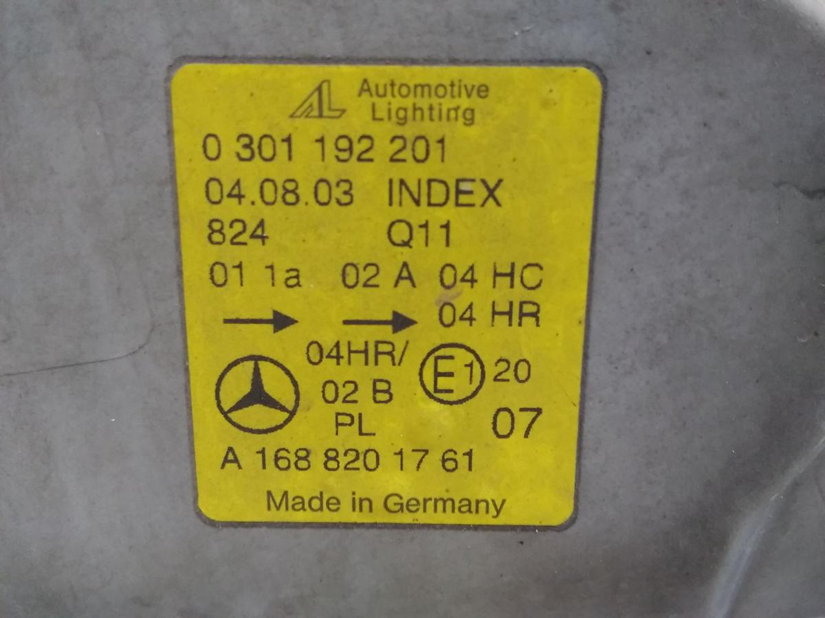 Mercedes A Klasse W168 original Scheinwerfer links MOPF BJ2003 1688201761