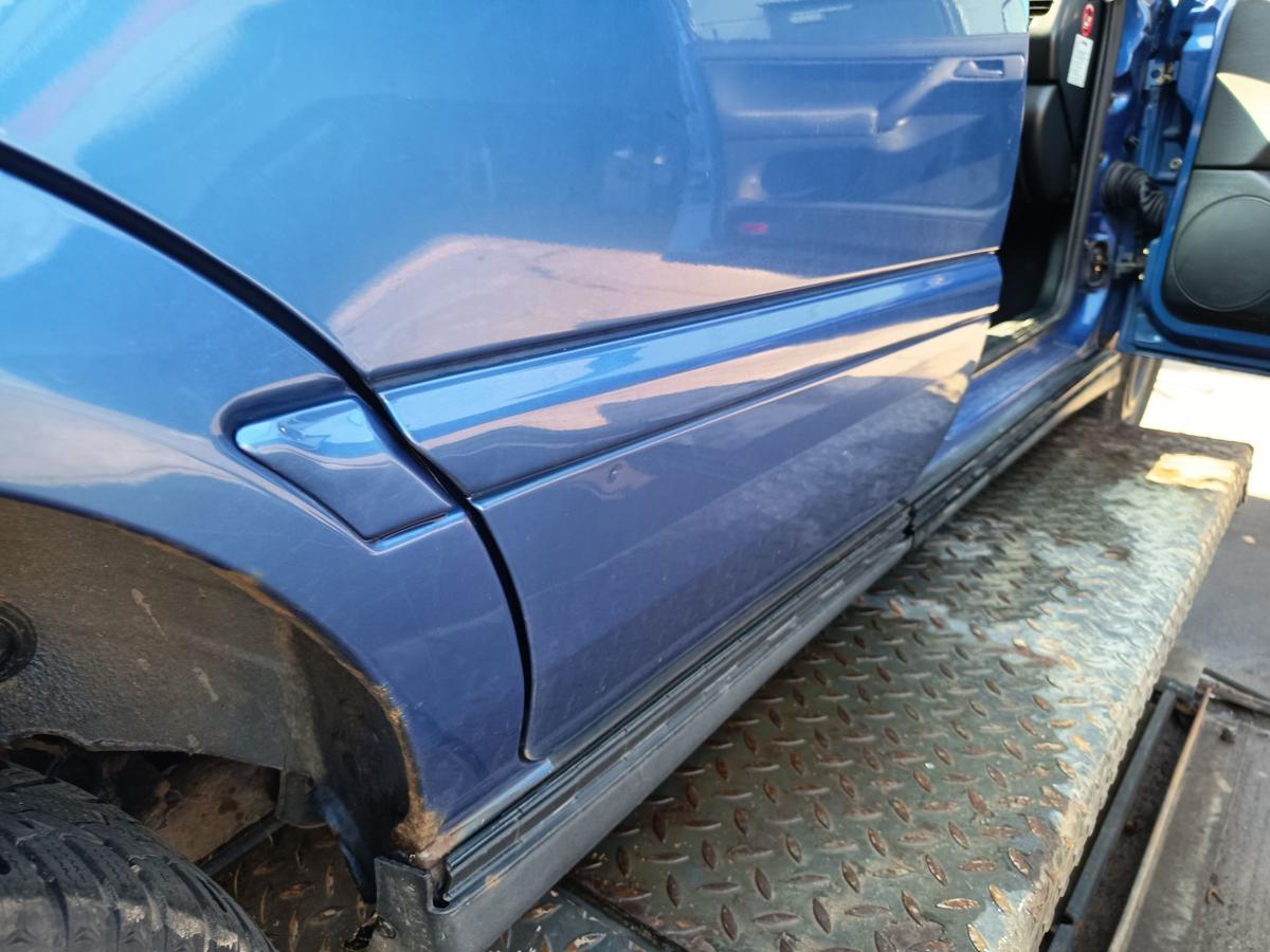 VW Vento 1HX original T&uuml;r hinten rechts Fond Beifahrerseite R5V Fjordblau Bj1996