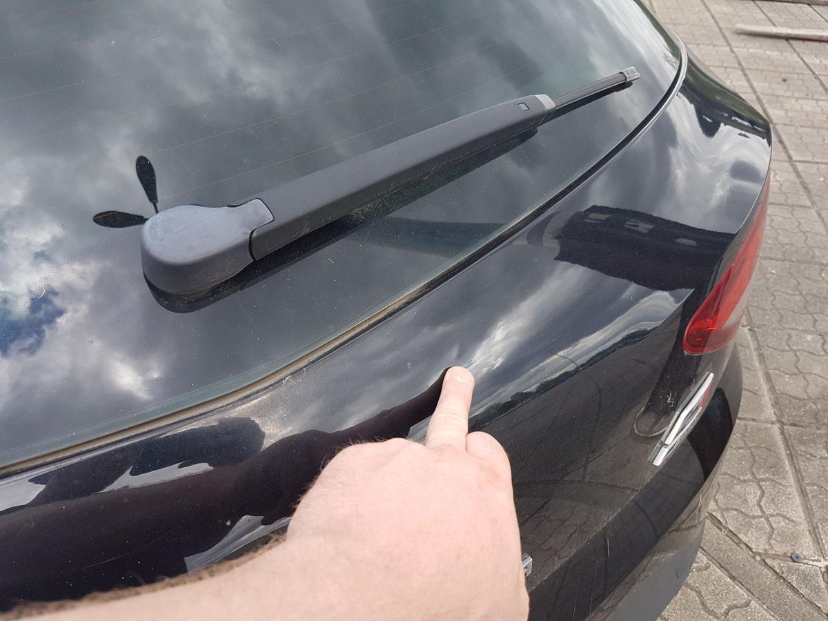 Seat Leon Cupra 5F Heckklappe Heckdeckel in LZ9Y Phantomschwarz Metallic Bj2014