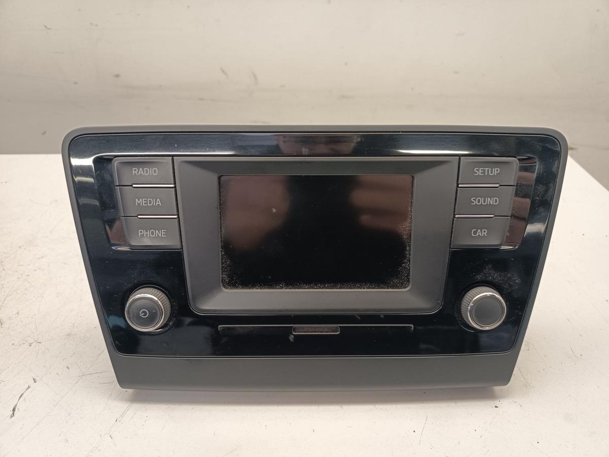 Skoda Rapid original Radio Audiosystem 5JA035871 Baujahr 2016
