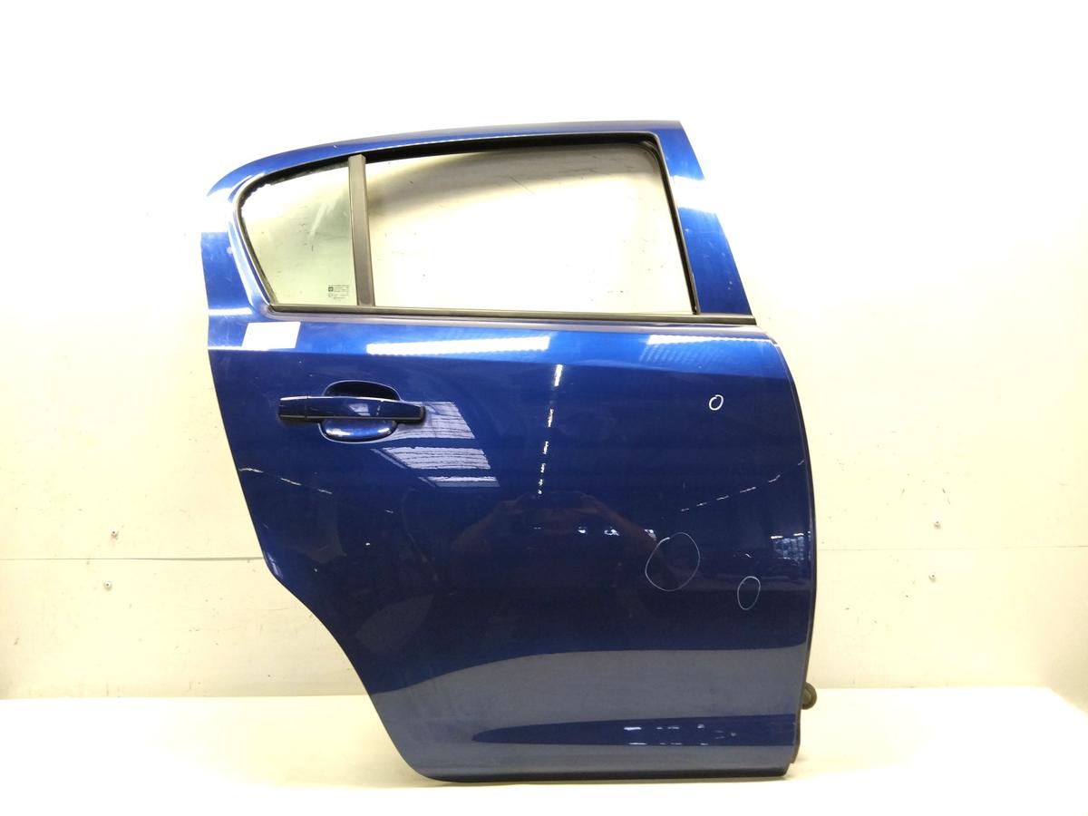 Opel Corsa D T&uuml;r hinten rechts ultrablaumetallic Z21B 4CU Bj.2008